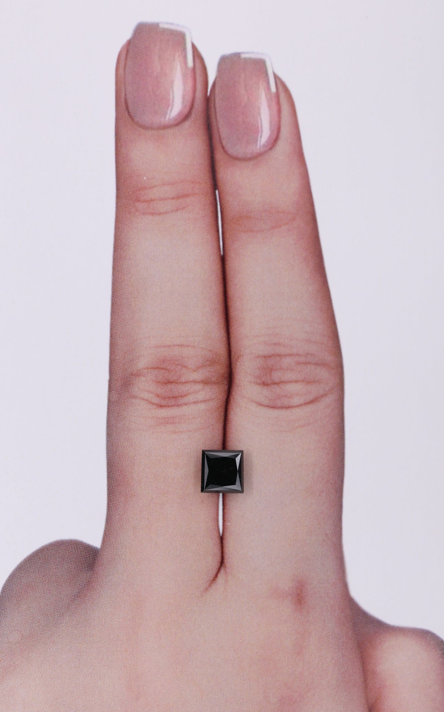 GIA 1.12 Carat Natural Fancy Black Princess Diamond SE-9367GN