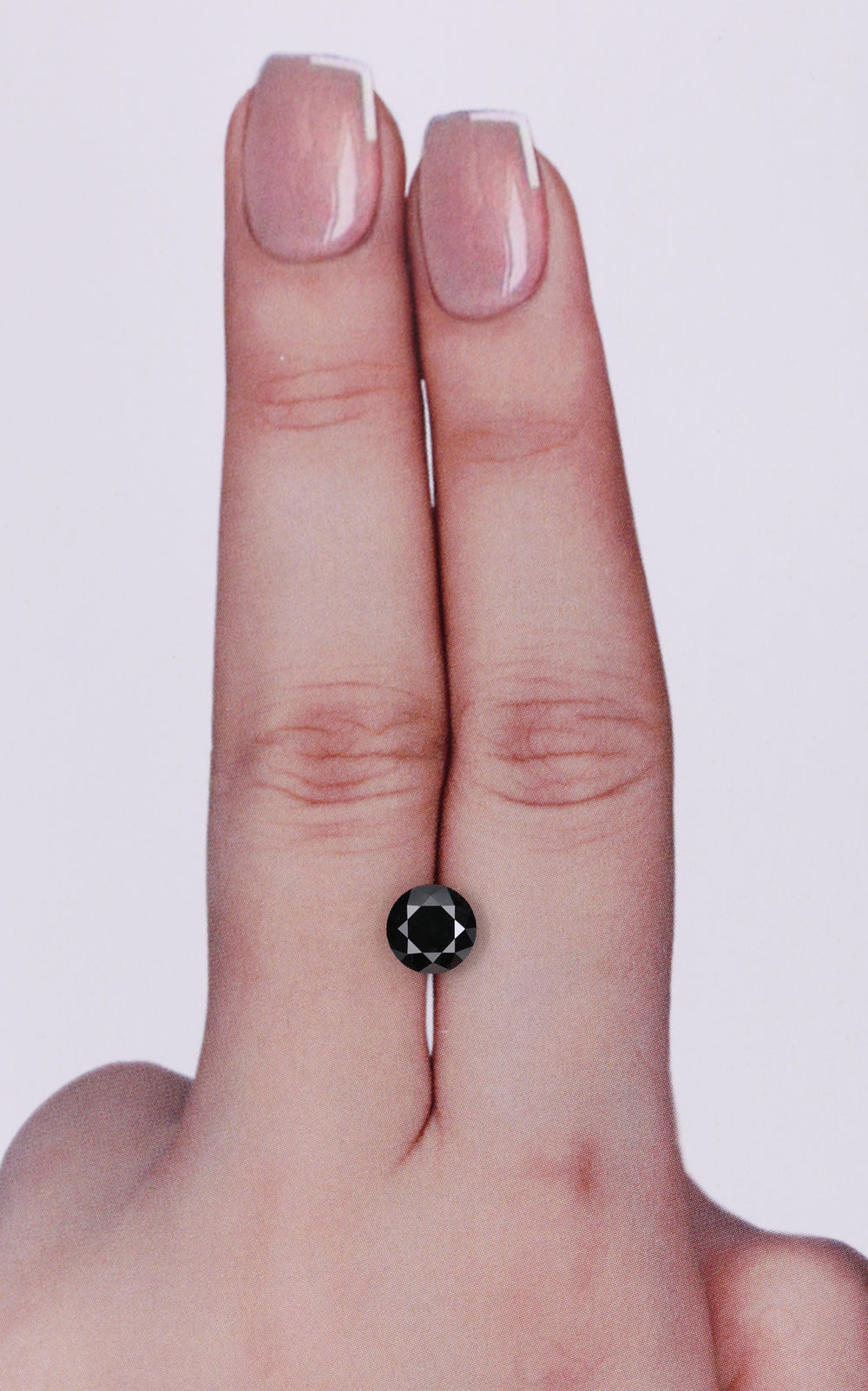 GIA 1.02 Carat Natural Fancy Black Round Diamond SE-9372GN