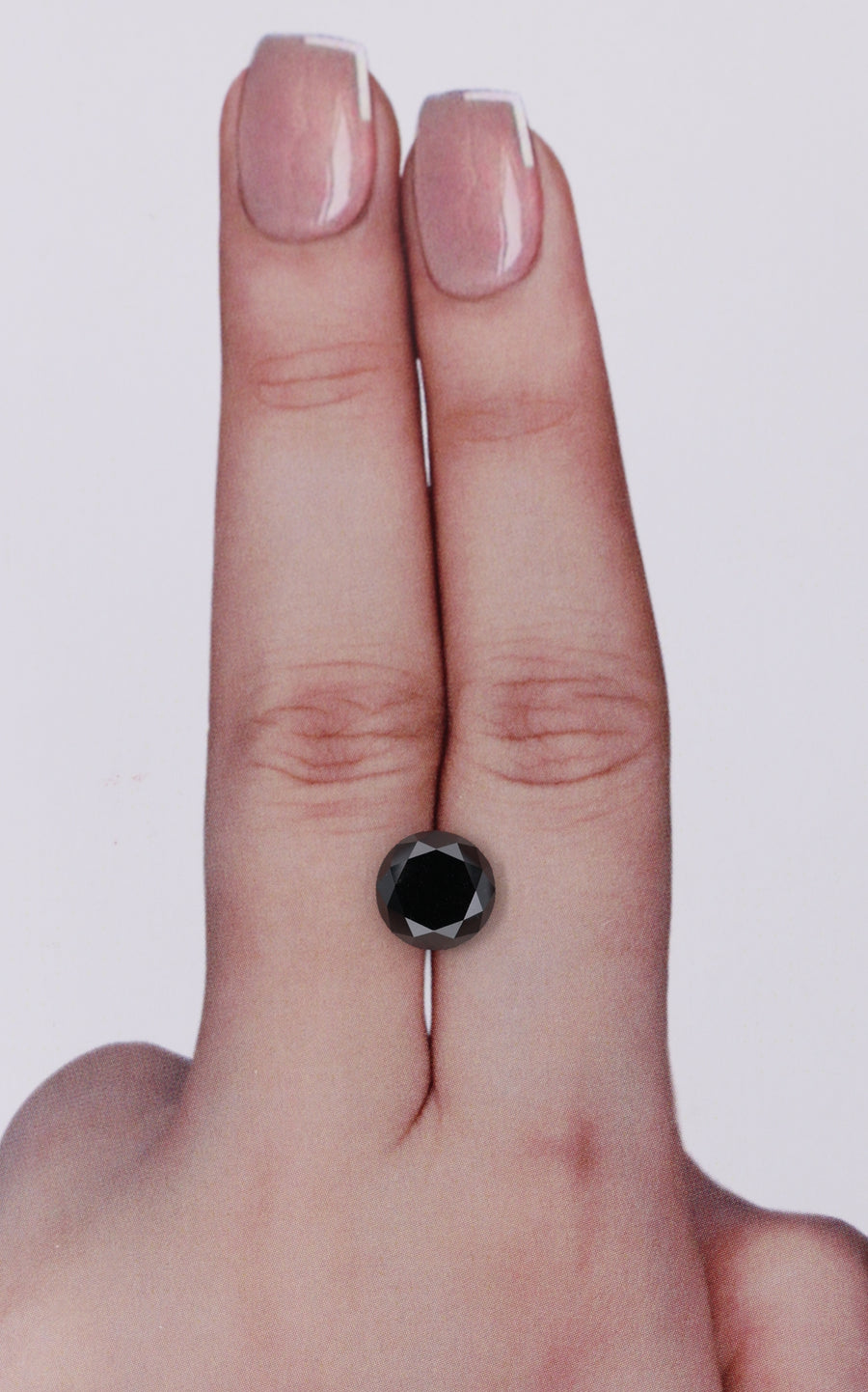 IGI 2.74 Carat Natural Fancy Black Round Diamond SE-10451IN