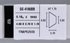 0.18 Carat Natural E VVS2 Trapezoid Diamond SE-4186B