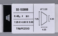0.43 Carat Natural F SI1 Trapezoid Diamond SE-10389B