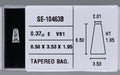 0.37 Carat Natural E VS1 Tapered baguette Diamond SE-10463B