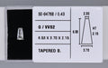 0.43 Carat Natural G VVS2 Tapered baguette Diamond SE-9478B