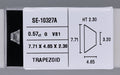 0.57 Carat Natural G VS1 Trapezoid Diamond SE-10327A
