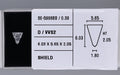 0.39 Carat Natural D VVS2 Shield Diamond SE-5998BB