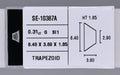 0.31 Carat Natural G SI1 Trapezoid Diamond SE-10387A