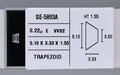 0.22 Carat Natural E VVS2 Trapezoid Diamond SE-5893AA