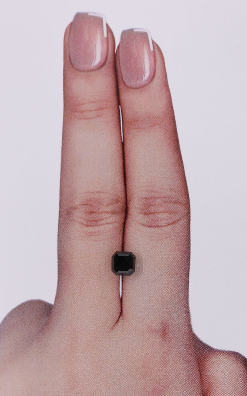 1.38 Carat Natural Fancy Black Sq emerald Diamond SE-10273