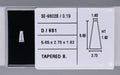 0.19 Carat Natural D VS1 Tapered baguette Diamond SE-9802B