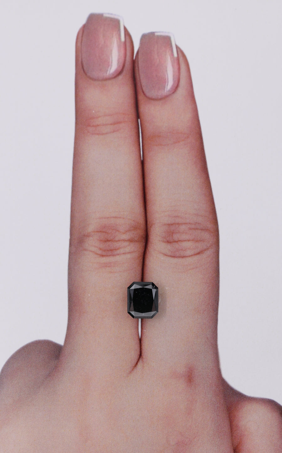 IGI 1.76 Carat Natural Fancy Black Radiant Diamond SE-10472IN