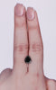 GIA 1.64 Carat Natural Fancy Black Pear Diamond SE-9404GN
