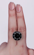 GIA 18.11 Carat Natural Fancy Black Round Diamond SE-9958GN