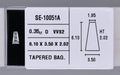 0.35 Carat Natural D VVS2 Tapered baguette Diamond SE-10051A