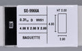 0.31 Carat Natural D VVS1 Baguette Diamond SE-9966A