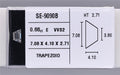 0.66 Carat Natural E VVS2 Trapezoid Diamond SE-9090B