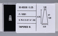 0.25 Carat Natural F VS1 Tapered baguette Diamond SE-9520B