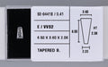 0.41 Carat Natural E VVS2 Tapered baguette Diamond SE-9441B