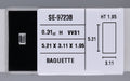 0.31 Carat Natural H VVS1 Baguette Diamond SE-9723B