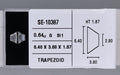 0.64 Carat Natural G SI1 Trapezoid Diamond SE-10387