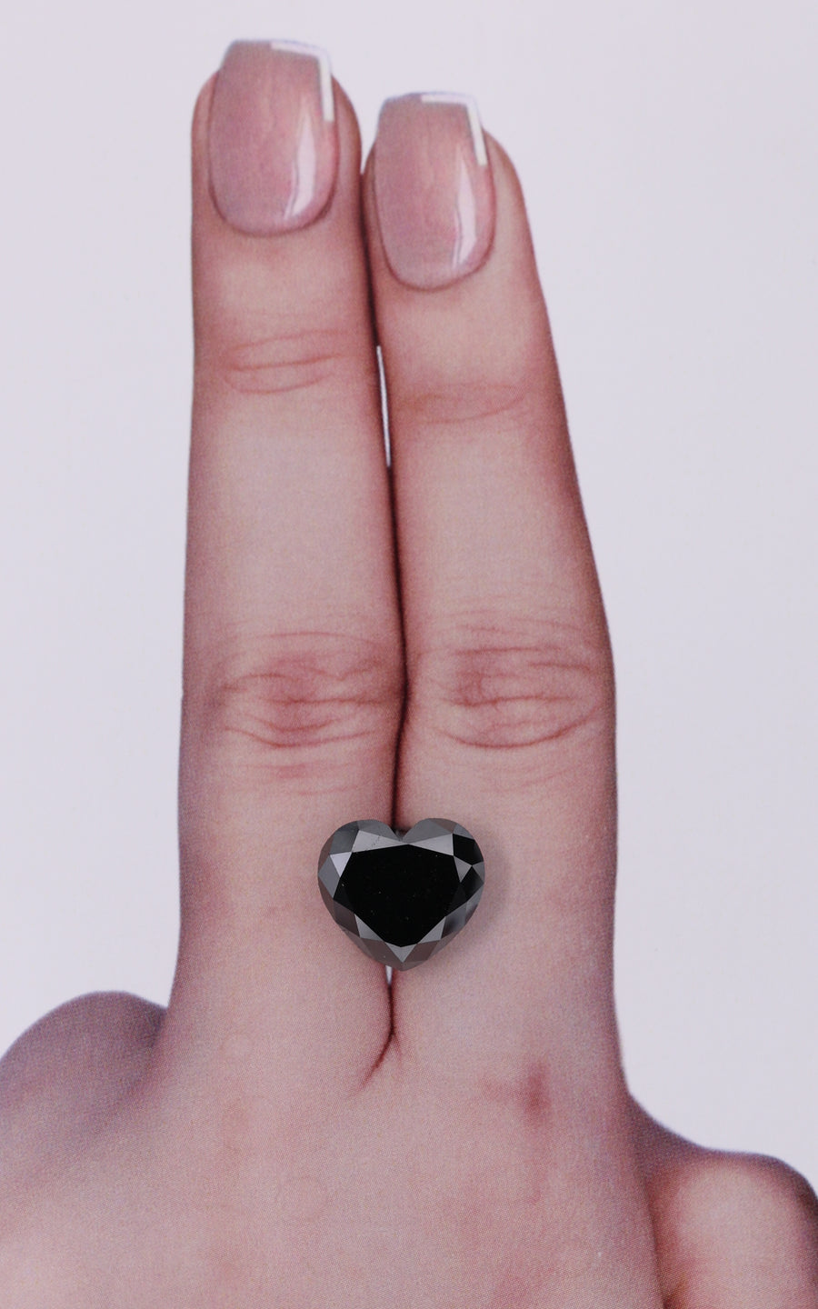 IGI 5.94 Carat Natural Fancy Black Heart Diamond SE-10308TTI