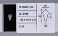 0.32 Carat Natural D VVS2 Kite Diamond SE-9594B