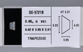 0.48 Carat Natural G VS1 Trapezoid Diamond SE-9721B