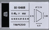 0.45 Carat Natural F VS2 Trapezoid Diamond SE-10466B