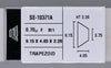 0.70 Carat Natural F SI1 Trapezoid Diamond SE-10371A