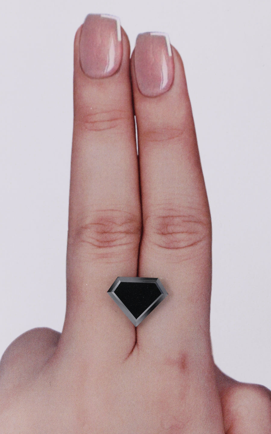 2.71 Carat Natural Fancy Black Shield Diamond SE-10418