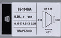 0.50 Carat Natural F VS1 Trapezoid Diamond SE-10466A