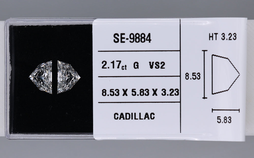 2.17 Carat Natural G VS2 Trapezoid Diamond SE-9884