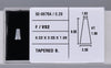 0.29 Carat Natural F VS2 Tapered baguette Diamond SE-9878A