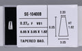 0.27 Carat Natural F VS1 Tapered baguette Diamond SE-10400B