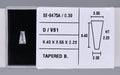 0.39 Carat Natural D VS1 Tapered baguette Diamond SE-9475A