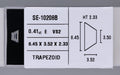 0.41 Carat Natural E VS2 Trapezoid Diamond SE-10208B