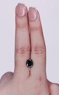 GIA 1.80 Carat Natural Fancy Black Oval Diamond SE-9457GN