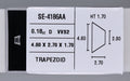 0.18 Carat Natural D VVS2 Trapezoid Diamond SE-4186A