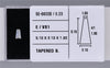 0.23 Carat Natural E VS1 Tapered baguette Diamond SE-9602B