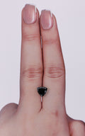 IGI 1.31 Carat Natural Fancy Black Trilliant Diamond SE-10326TTI