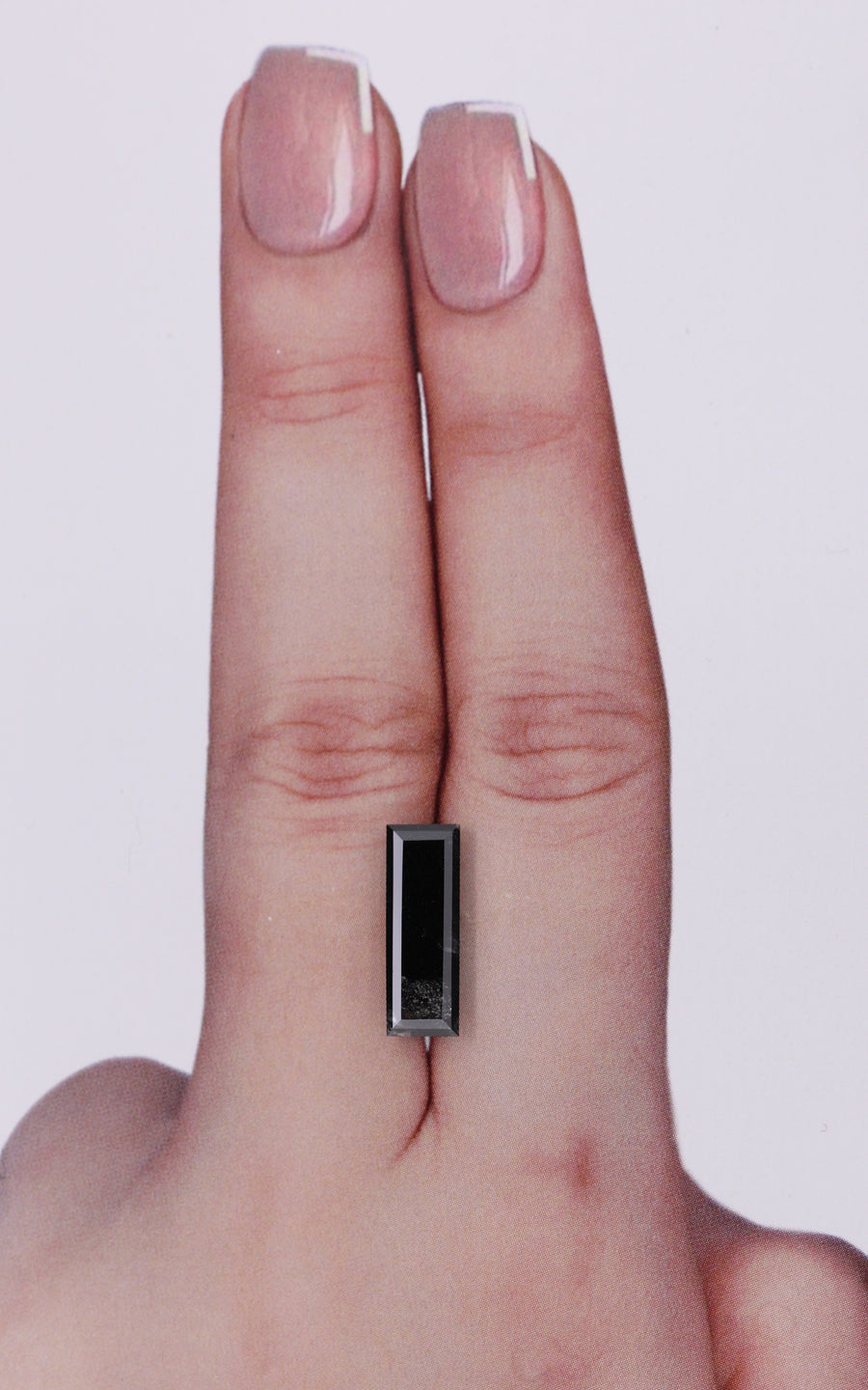 2.02 Carat Natural Fancy Black Baguette Diamond SE-10164