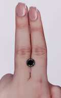 IGI 2.74 Carat Natural Fancy Black Round Diamond SE-10451IN