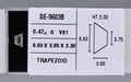 0.47 Carat Natural G VS1 Trapezoid Diamond SE-9603B