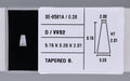 0.26 Carat Natural D VVS2 Tapered baguette Diamond SE-9581A