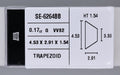 0.17 Carat Natural G VVS2 Trapezoid Diamond SE-6264BB