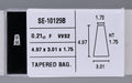 0.21 Carat Natural F VVS2 Tapered baguette Diamond SE-10129B