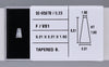 0.23 Carat Natural F VS1 Tapered baguette Diamond SE-9597B
