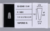 0.44 Carat Natural F VS1 Tapered baguette Diamond SE-9294B
