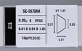 0.20 Carat Natural E VVS2 Trapezoid Diamond SE-5979AA