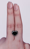 IGI 5.94 Carat Natural Fancy Black Heart Diamond SE-10308TTI