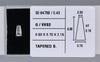0.43 Carat Natural G VVS2 Tapered baguette Diamond SE-9478B